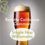 Recette de California Common Single Hop Willamette